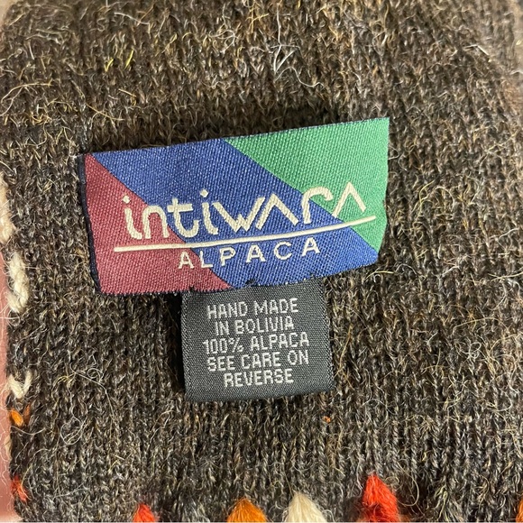 INTIWARA 100% Alpaca Scarf Hand Made In Bolivia - Picture 5 of 8